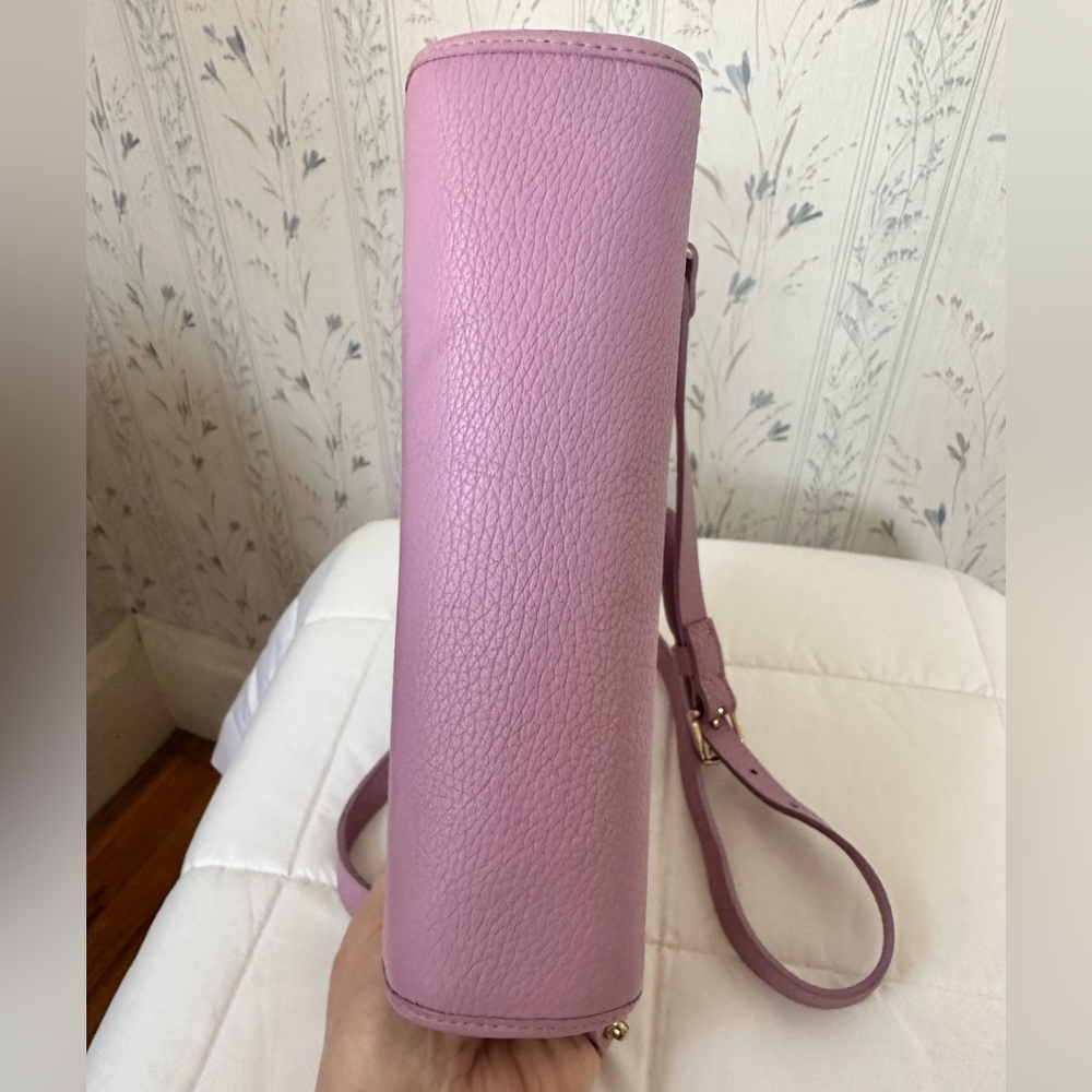 Dooney & Bourke Purple Canvas & Leather Monogram Crossbody - Picture 9 of 16